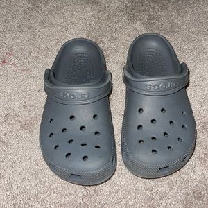 Grey Crocs